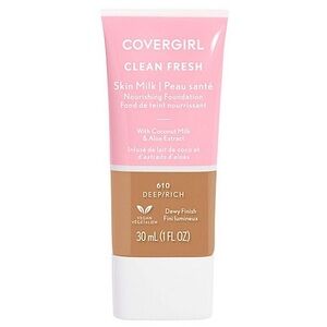 CoverGirl 610 Rich/Deep Clean Fresh Skin Milk Nourishing Foundation 1oz